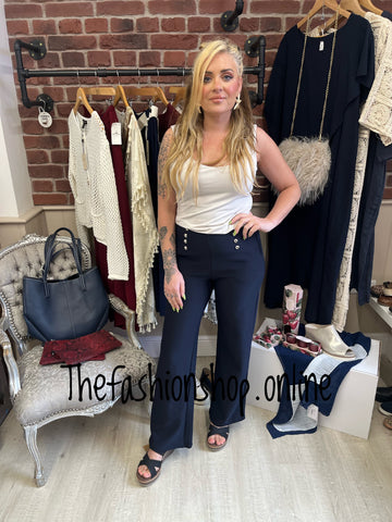 Cameron navy wonderful fit bootcut jeggings sizes 8-18