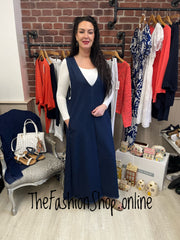 Samantha V-neck denim dress 14-18