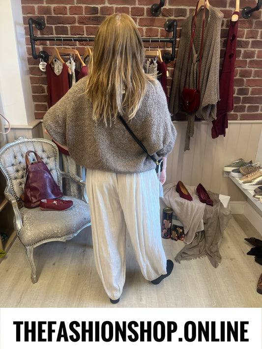 Avril mocha wool mix jumper 10-18