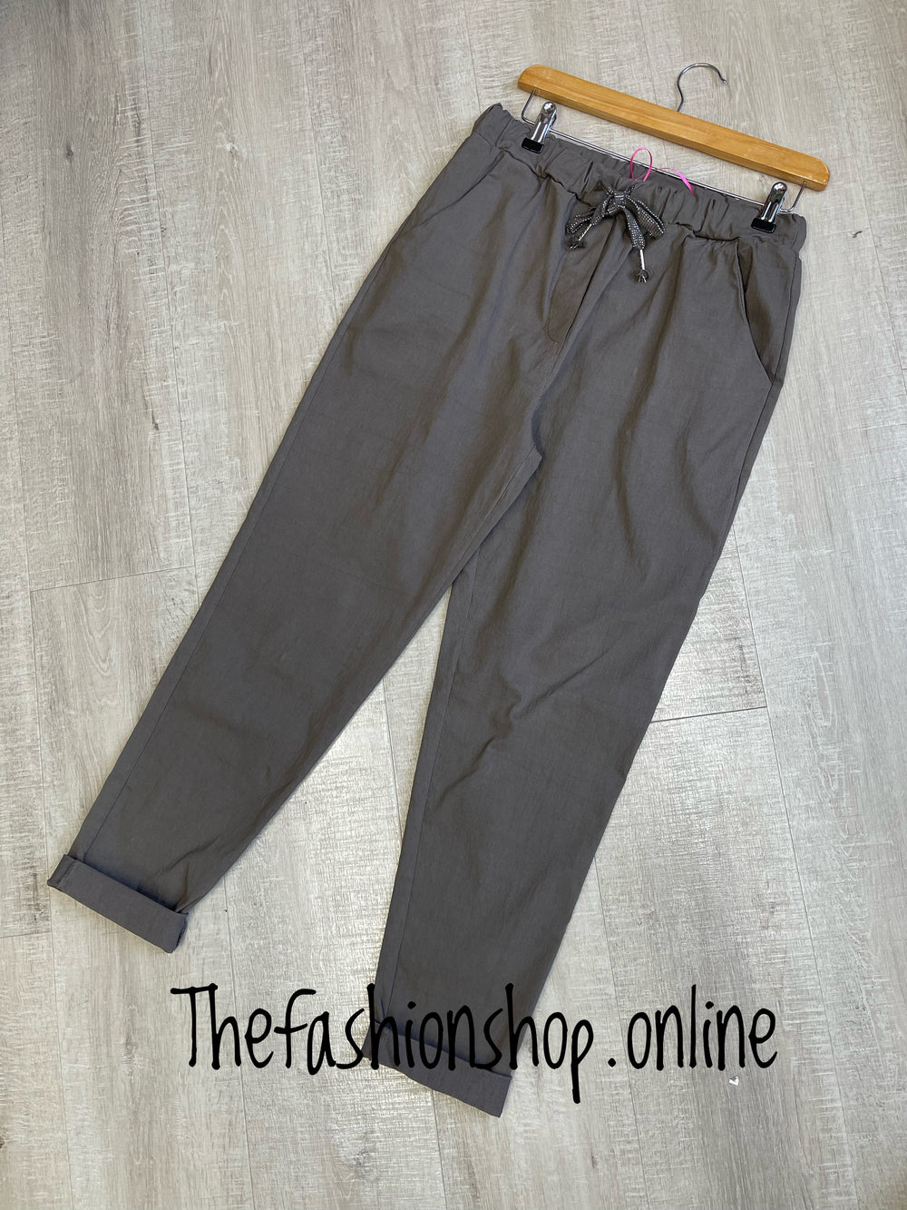 Plus size mocha classic magic trousers 18-24