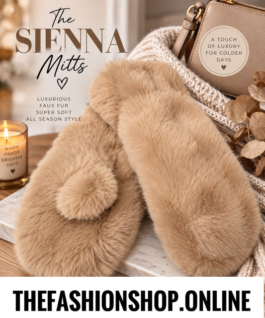 The Sienna Mitts in Camel