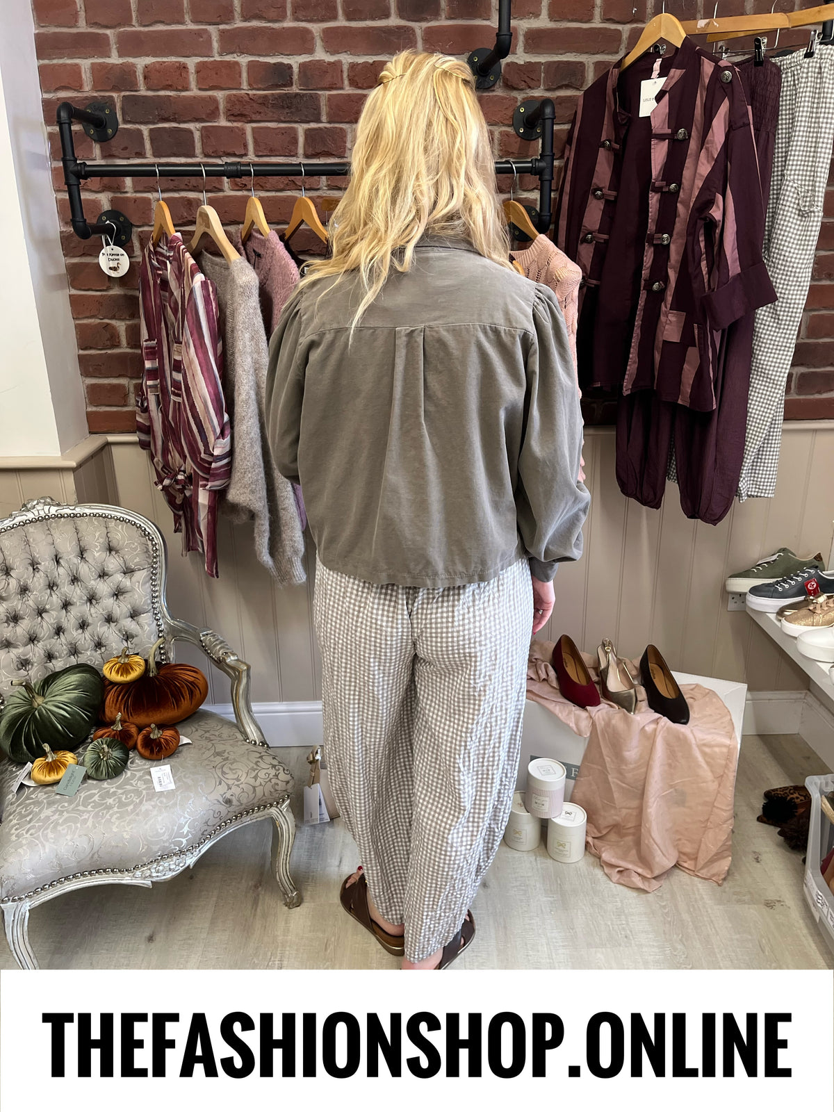 Dixie mocha needle cord jacket 8-16
