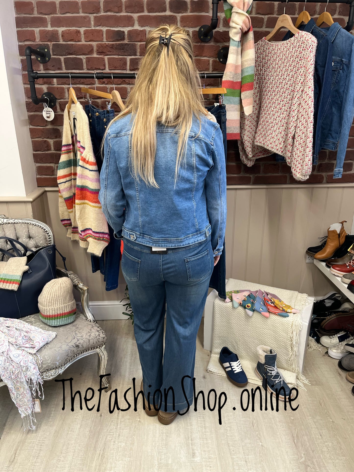 Kurt Muller denim cotton jacket sizes 8-16