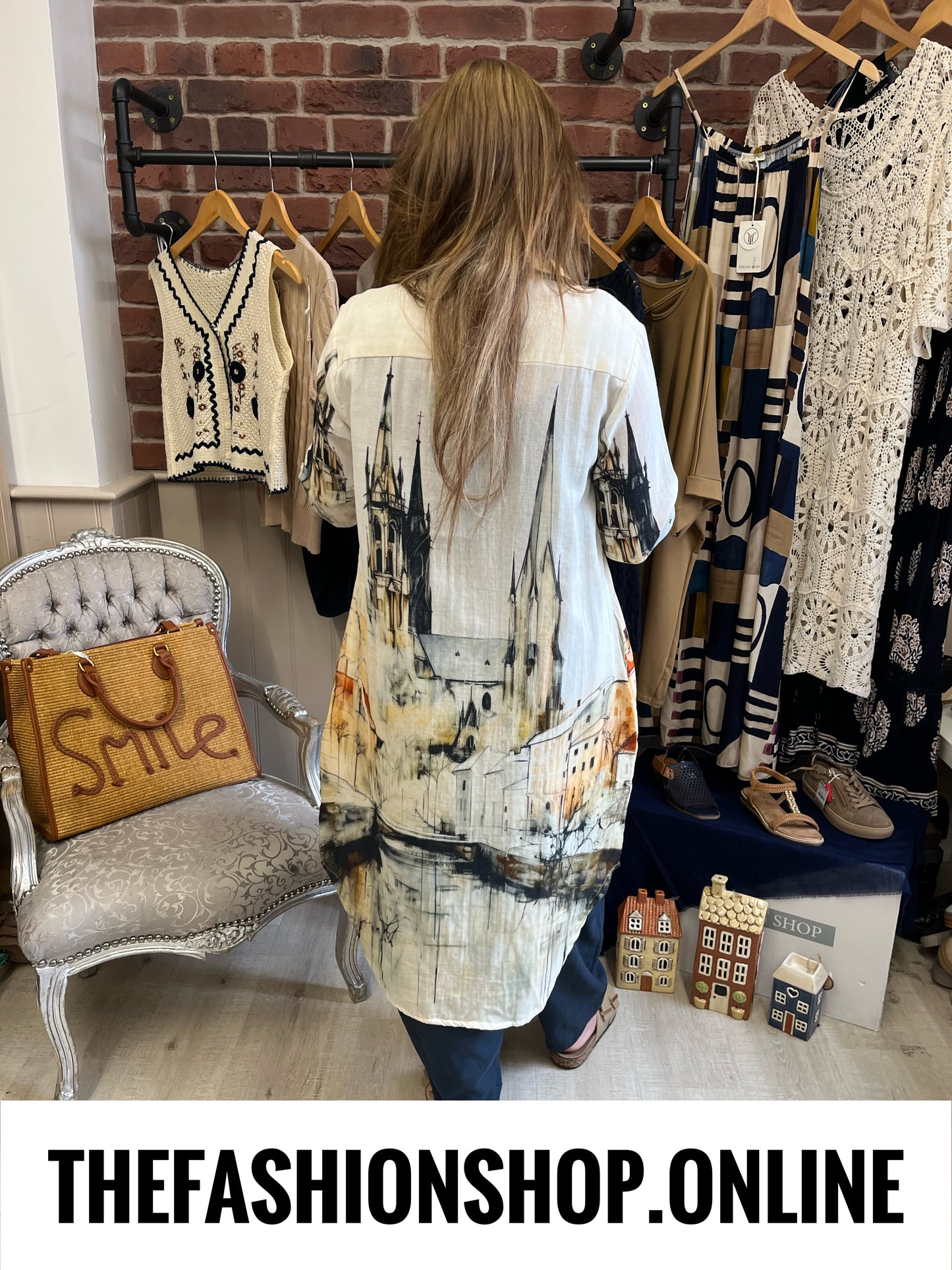 Miranda city print shirt dress sizes 10-16