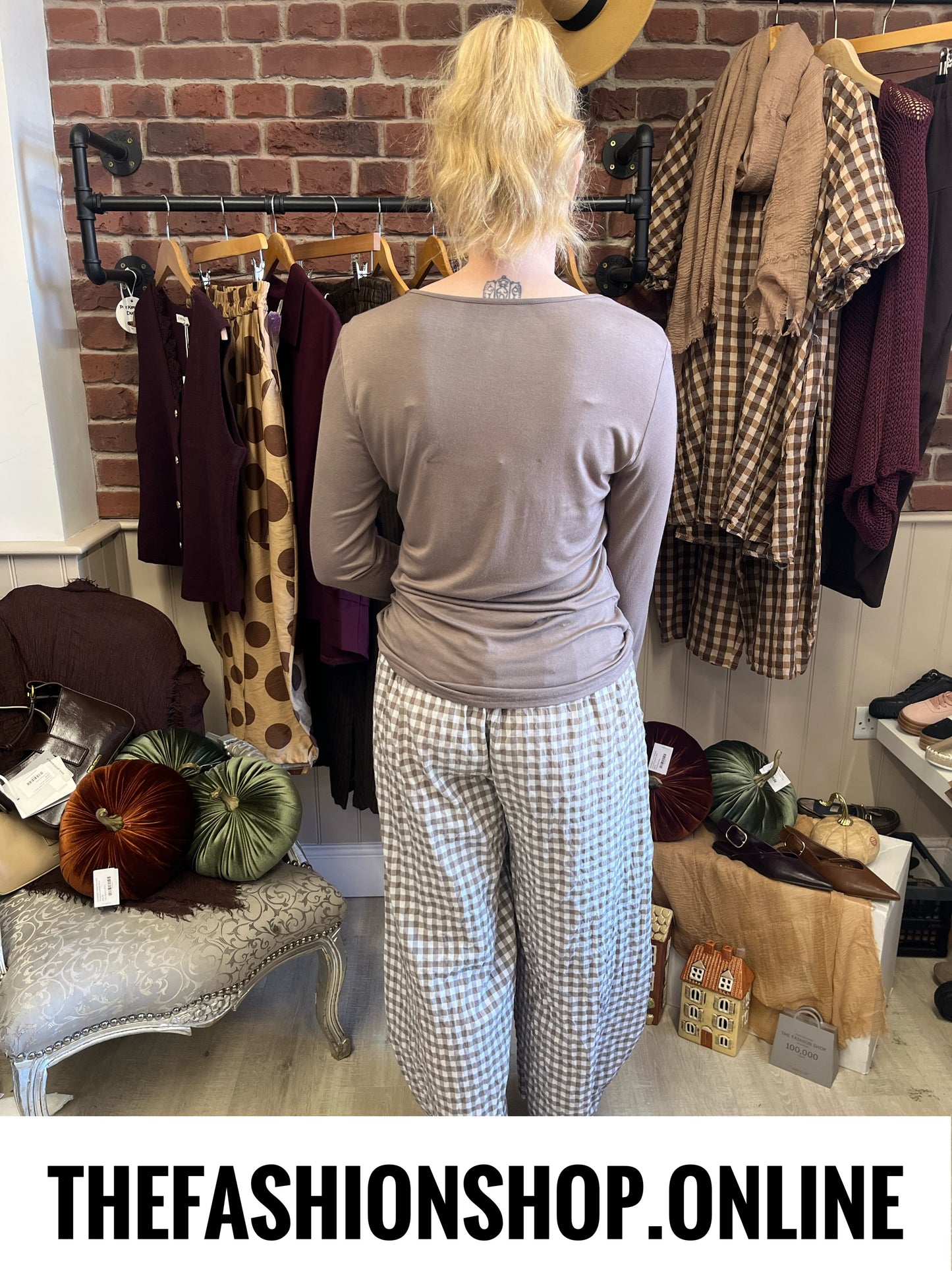 Winnie mocha long sleeve layering top 10-16