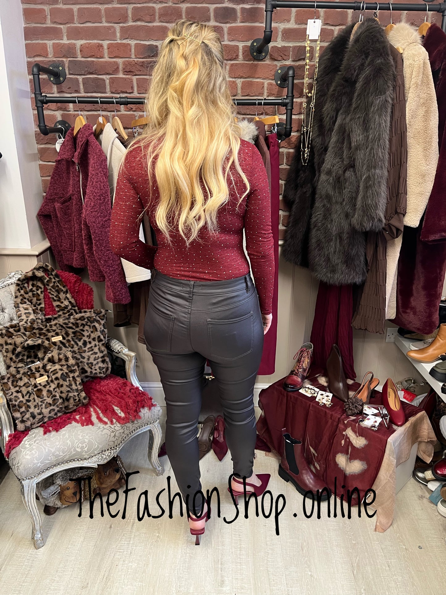 Kimberley wine crystal bodysuit 8-12