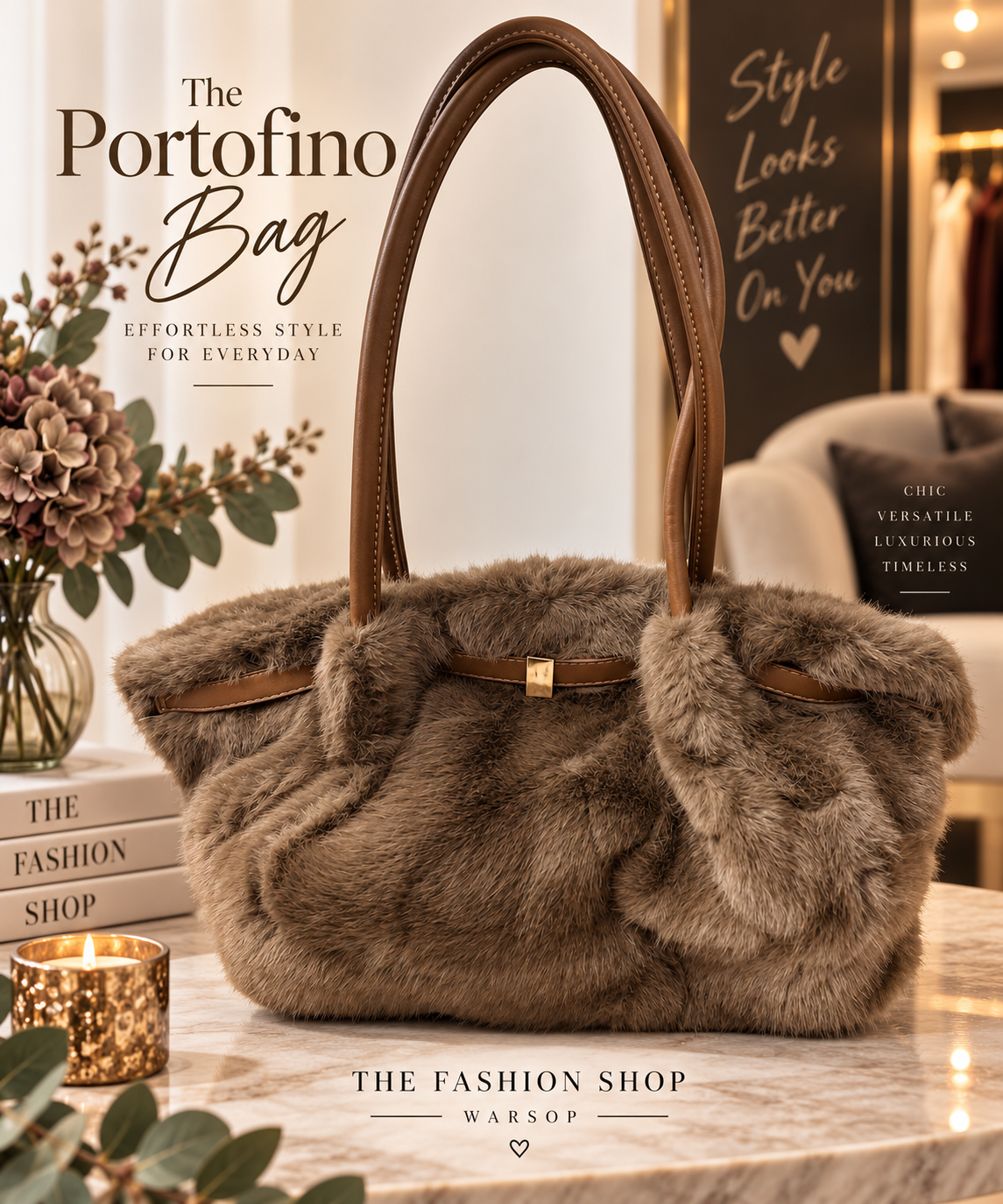 The Portofino Bag in Brown