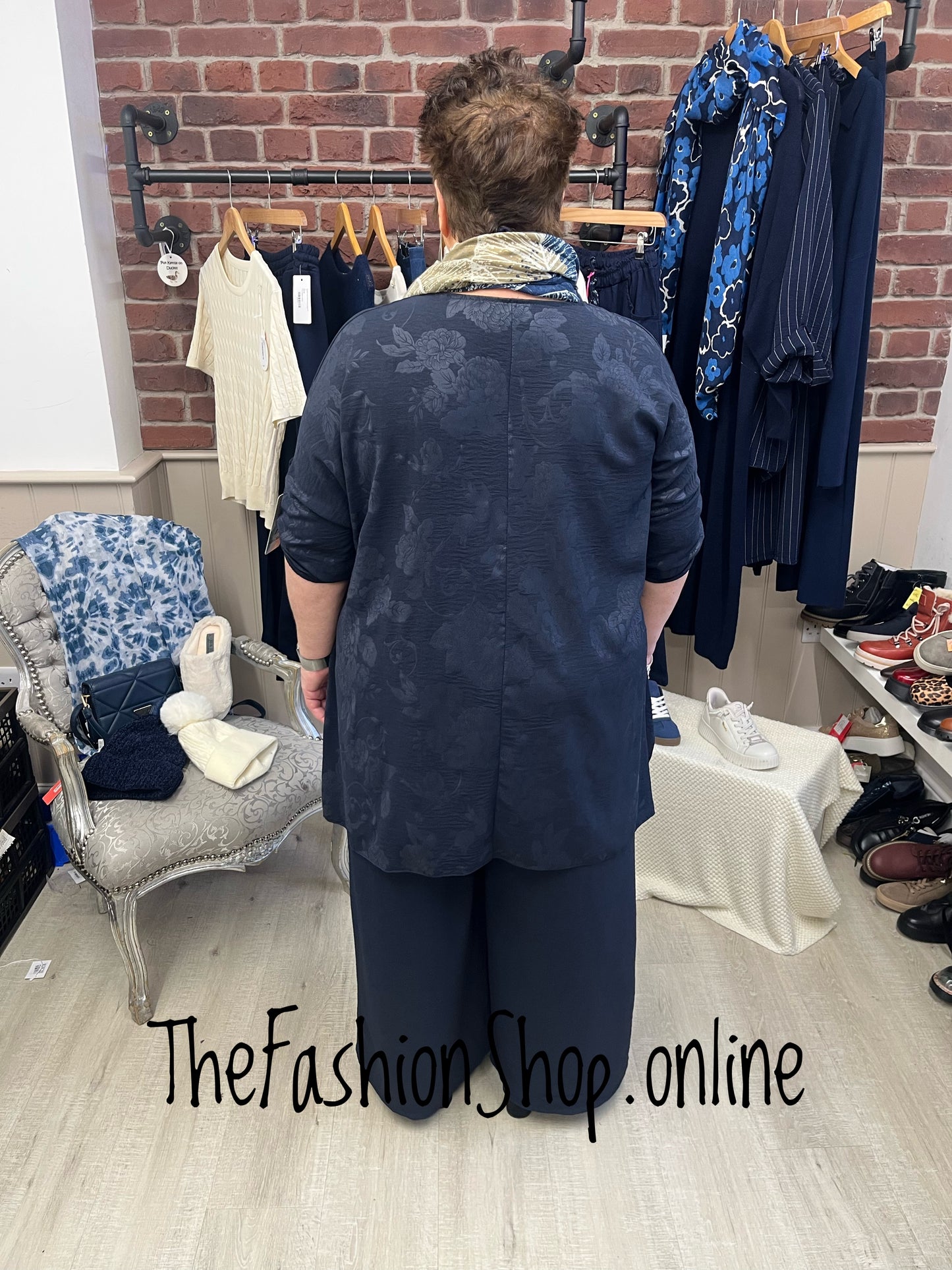 Maria navy swing top 16-22