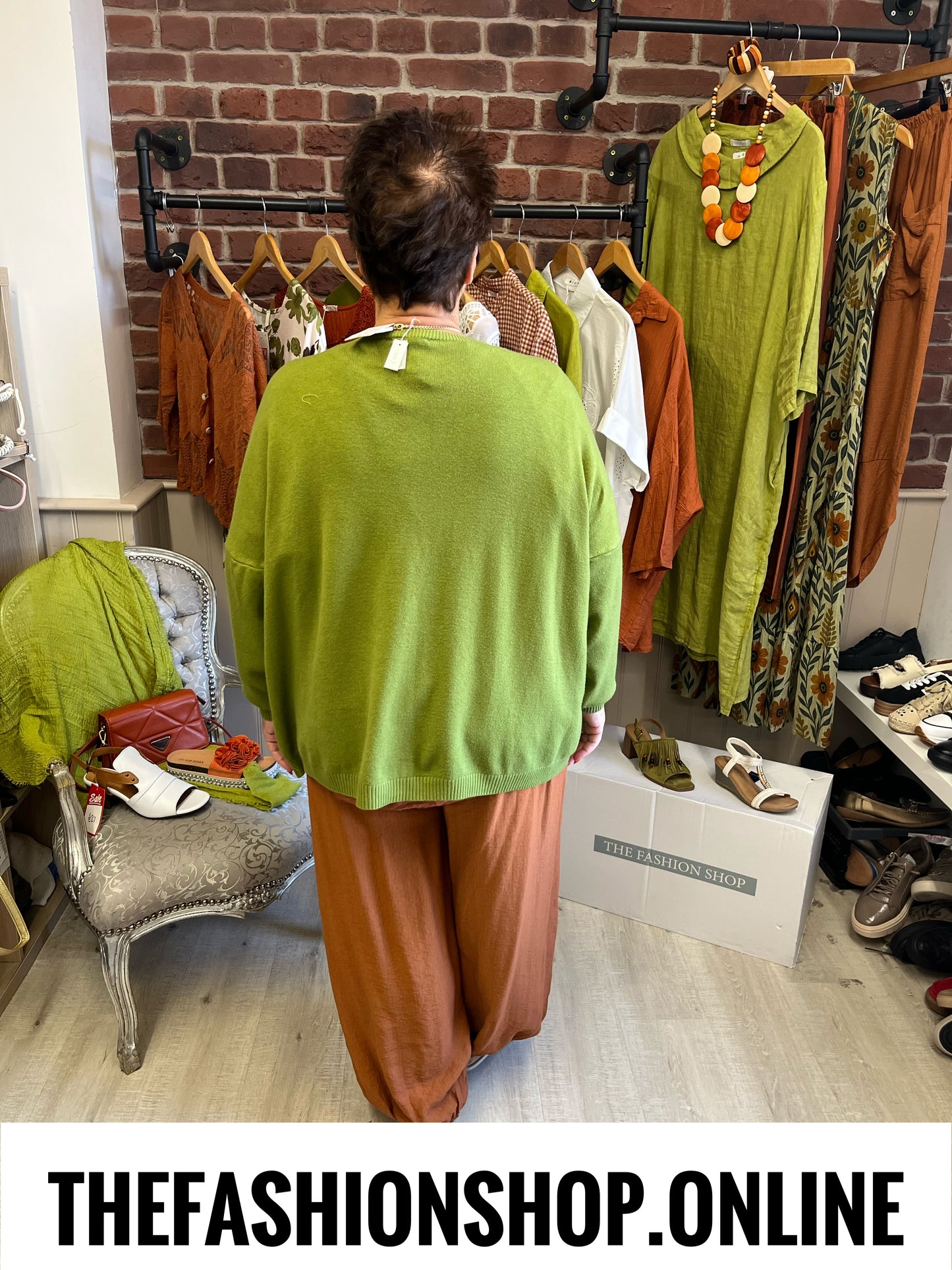 Sara olive wool mix cardigan 16-22