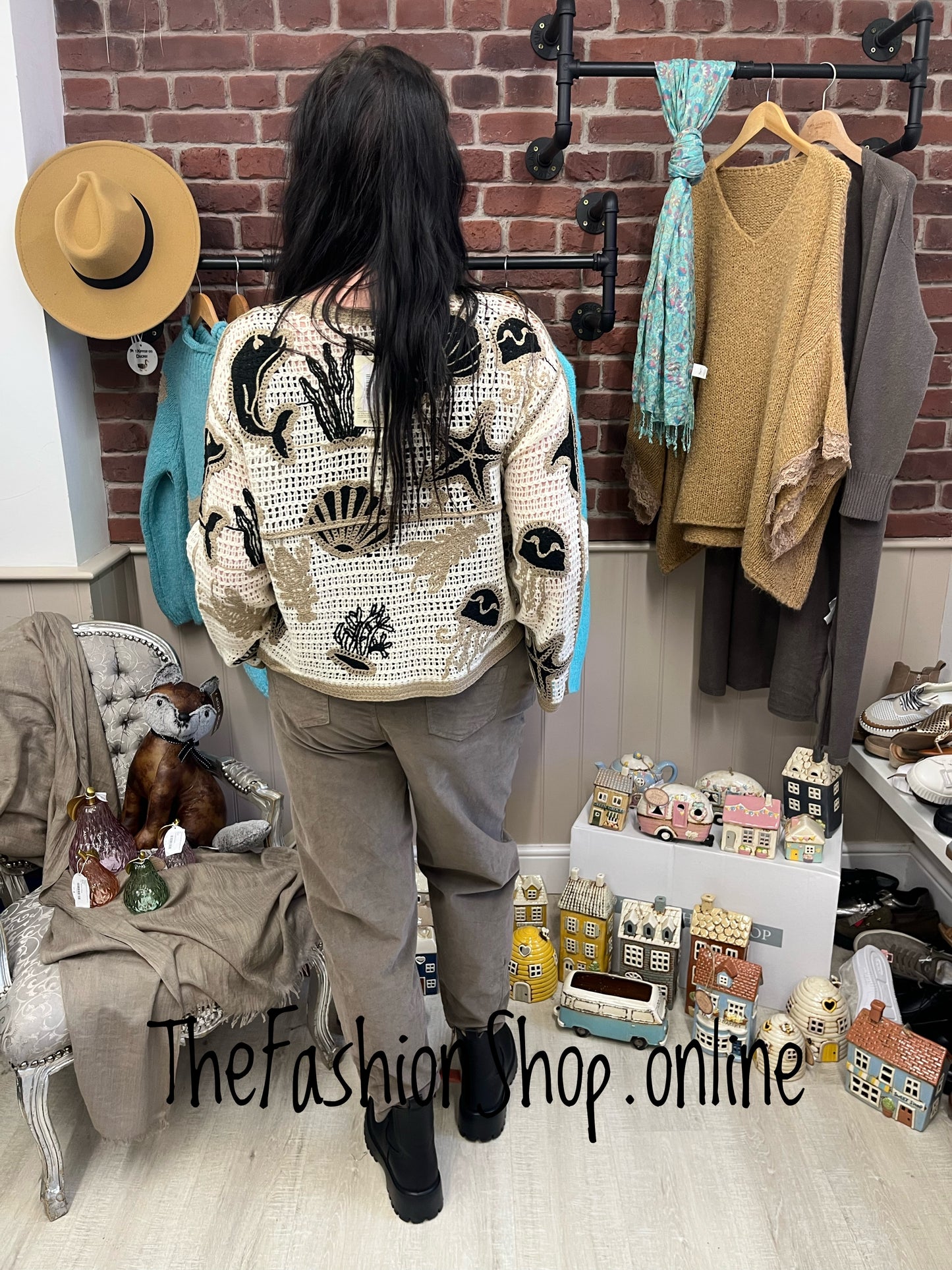 Molly sealife crochet layering top 8-14