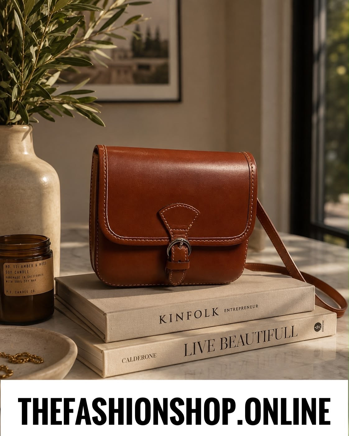 The Kensington Tan Leather Bag