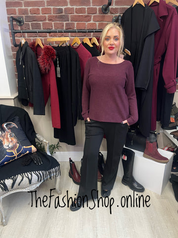 Amy merlot soft jumper 8-16