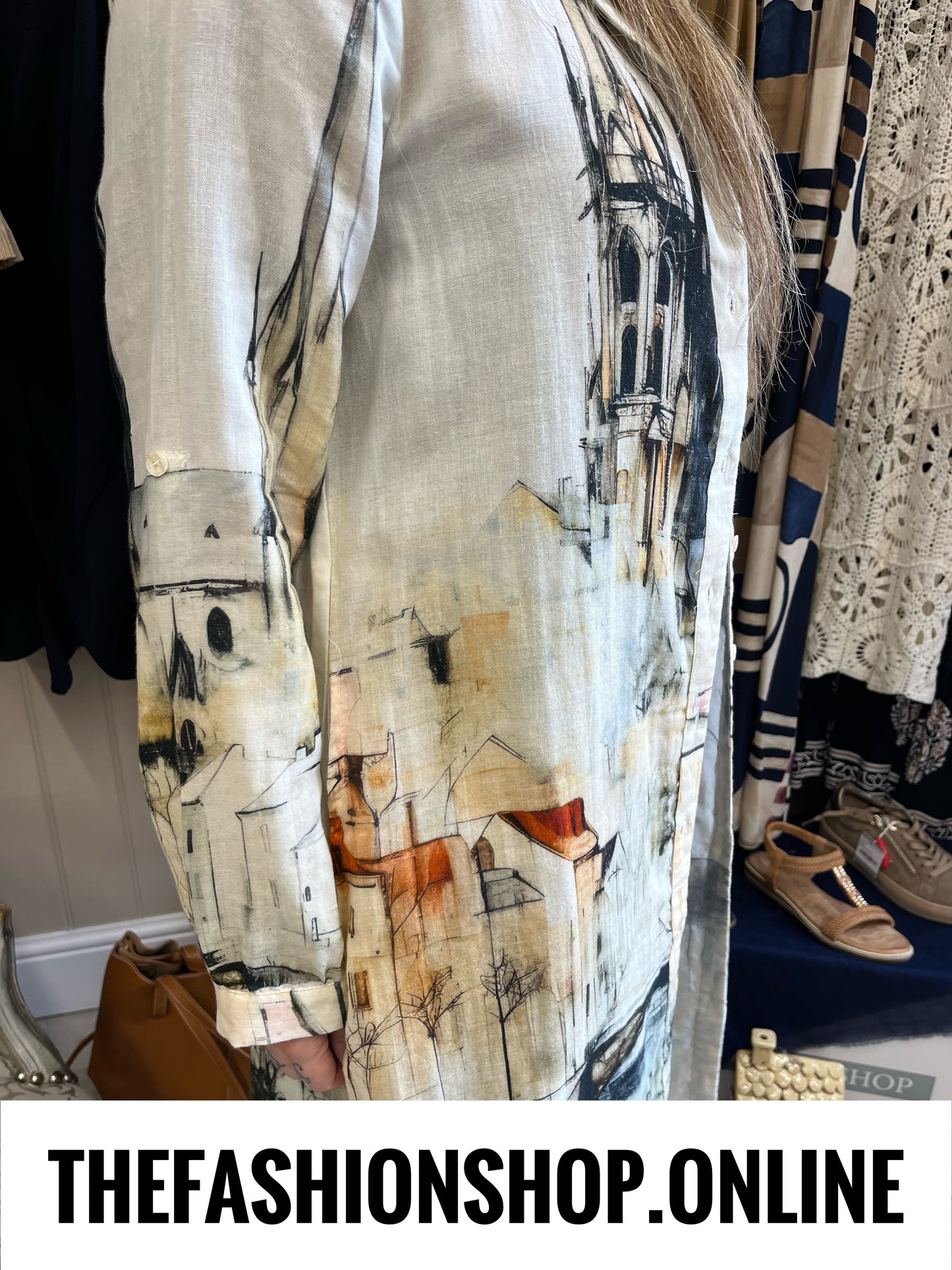 Miranda city print shirt dress sizes 10-16