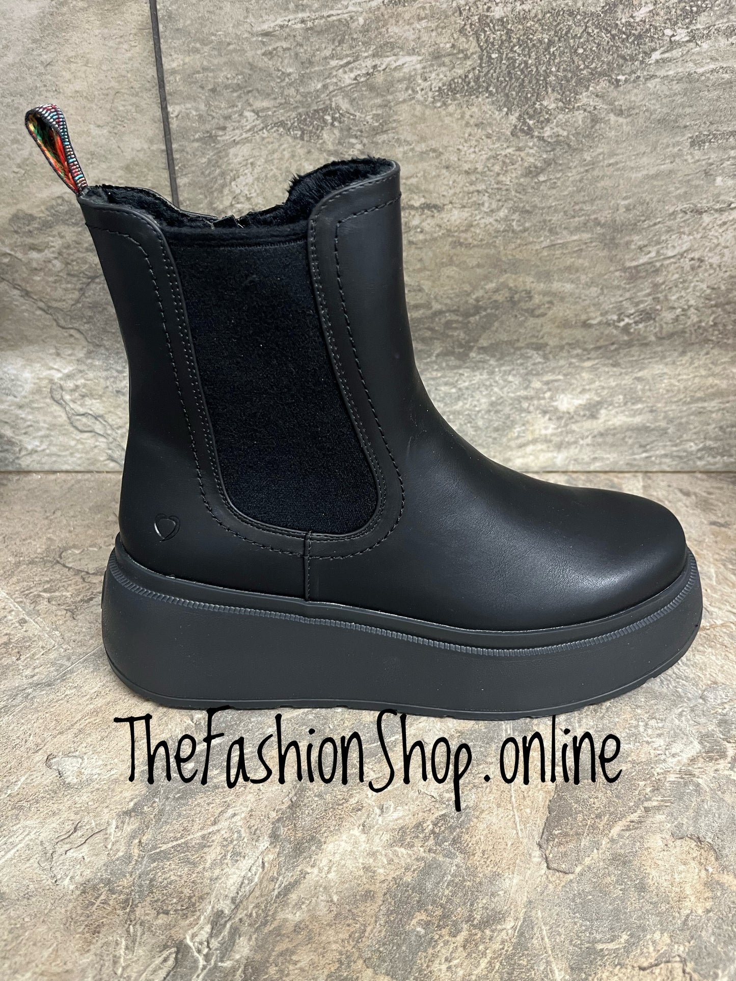 Heavenly Feet Nera Ankle Boot in Black sizes 4-8 (EU 37-41)