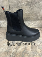 Heavenly Feet Nera Ankle Boot in Black sizes 4-8 (EU 37-41)