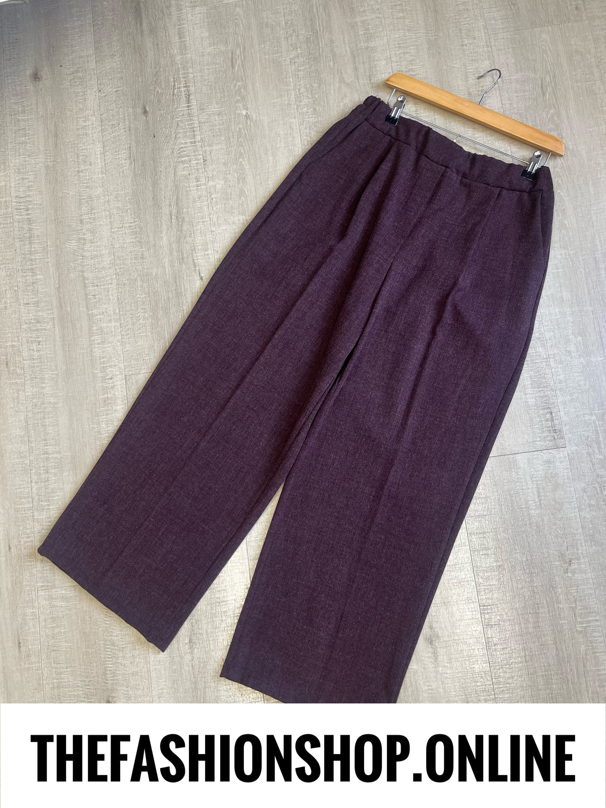 Penny damson wide leg trousers 14-20