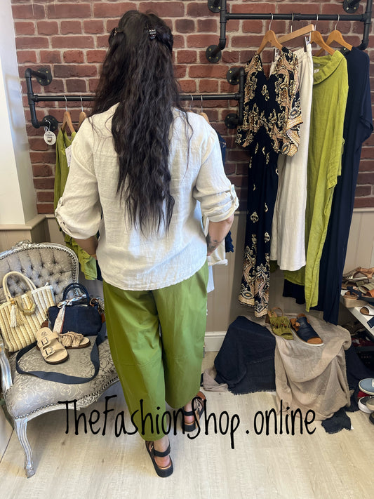 Nadine beige linen shirt/jacket 10-16