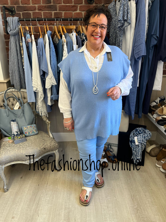 Jackie light blue tabard 14-22