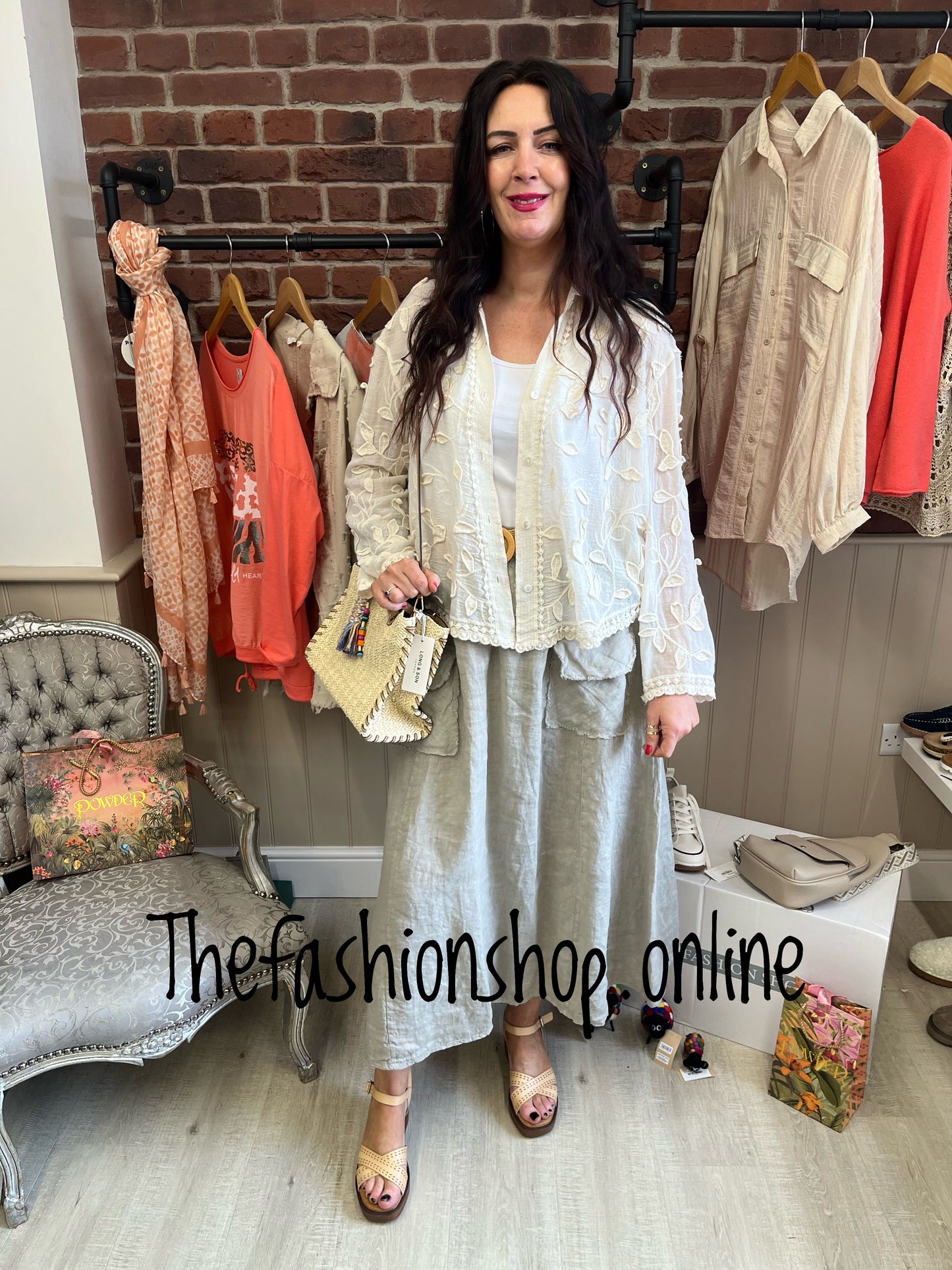 Poppy cream lace blouse 8-16