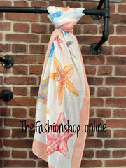 Sarah Tempest multi starfish scarf