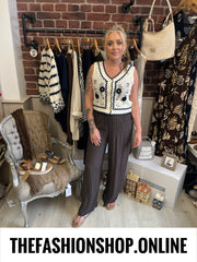 Chloe cream knitted waistcoat 8-12