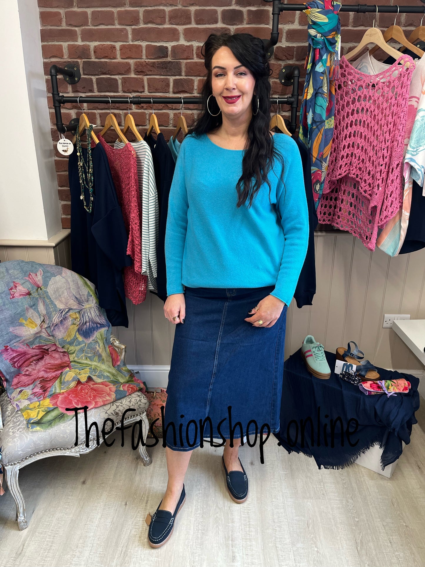 Dina teal soft jumper 10-16