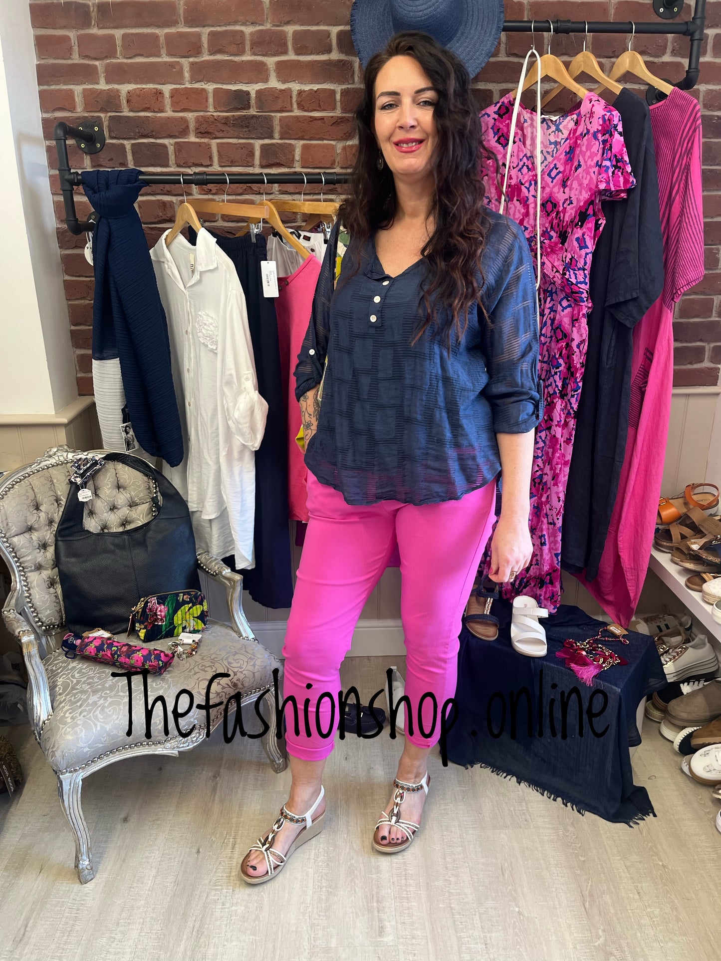 Hot pink classic magic trousers (reg) 12-18