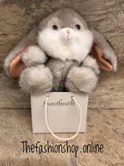 Grey Sweethearts Bunny in Gift Box