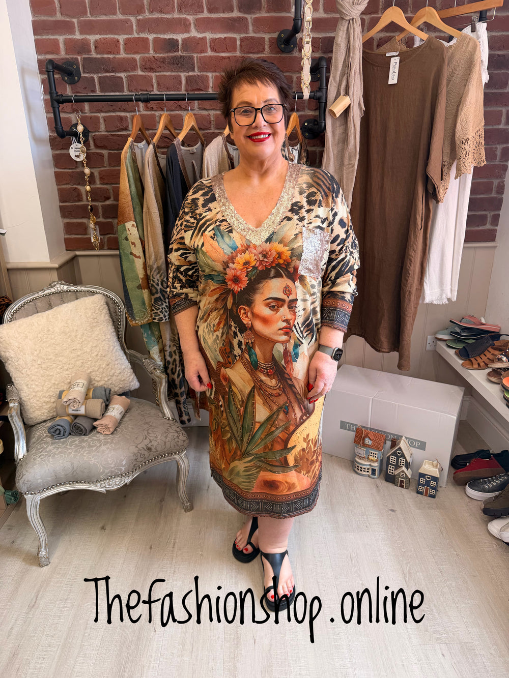 Tribal Print Dress 12-18