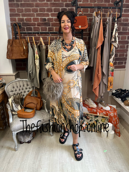 Francesca chain link longline jacket 12-16