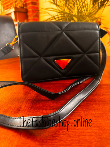 Pixie Quilted Bag in Black