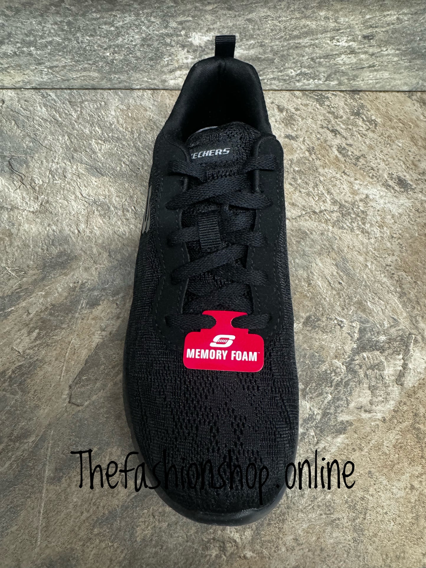 Skechers black Dynamight Homespun trainers sizes 4-8