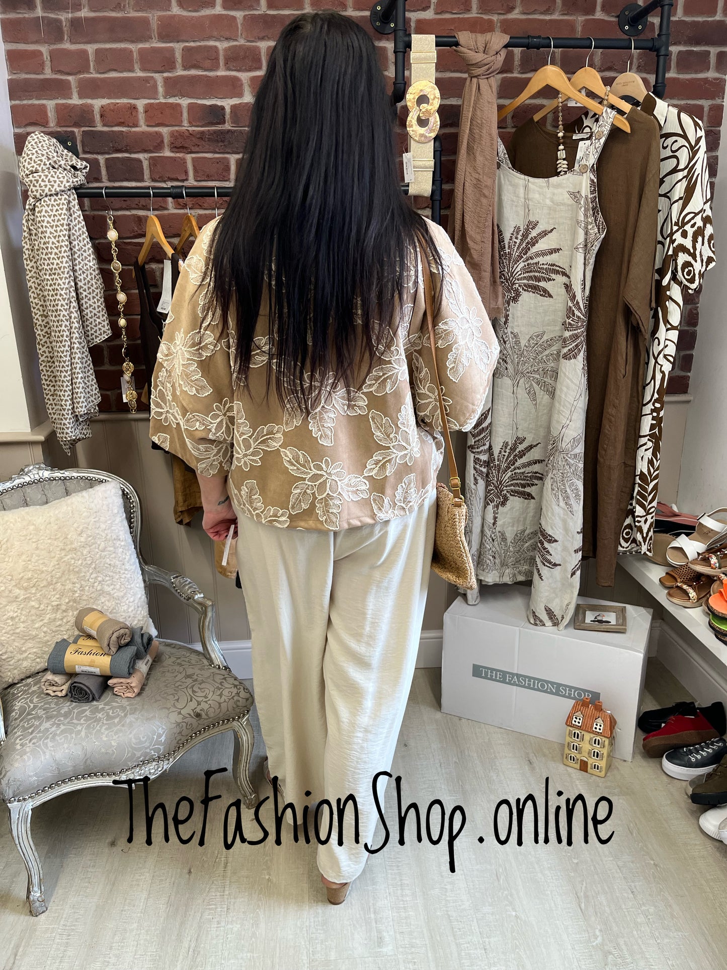 Darcie camel faux suede jacket 14-20