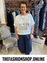 Winnie white metallic top 16-20