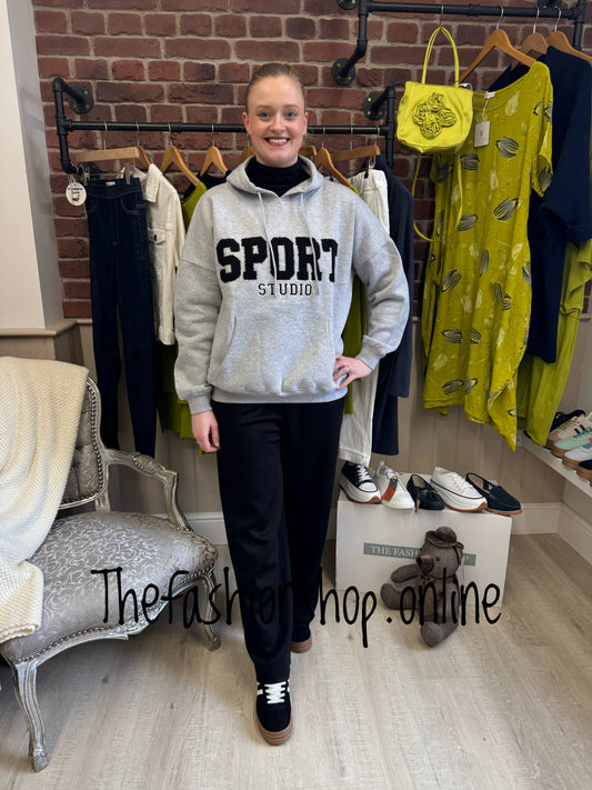 Alice grey Sport hooded sweatshirt sizes 8-10, 12-14 and 16-18