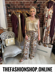 Remi gold sateen sleeveless top 10-14