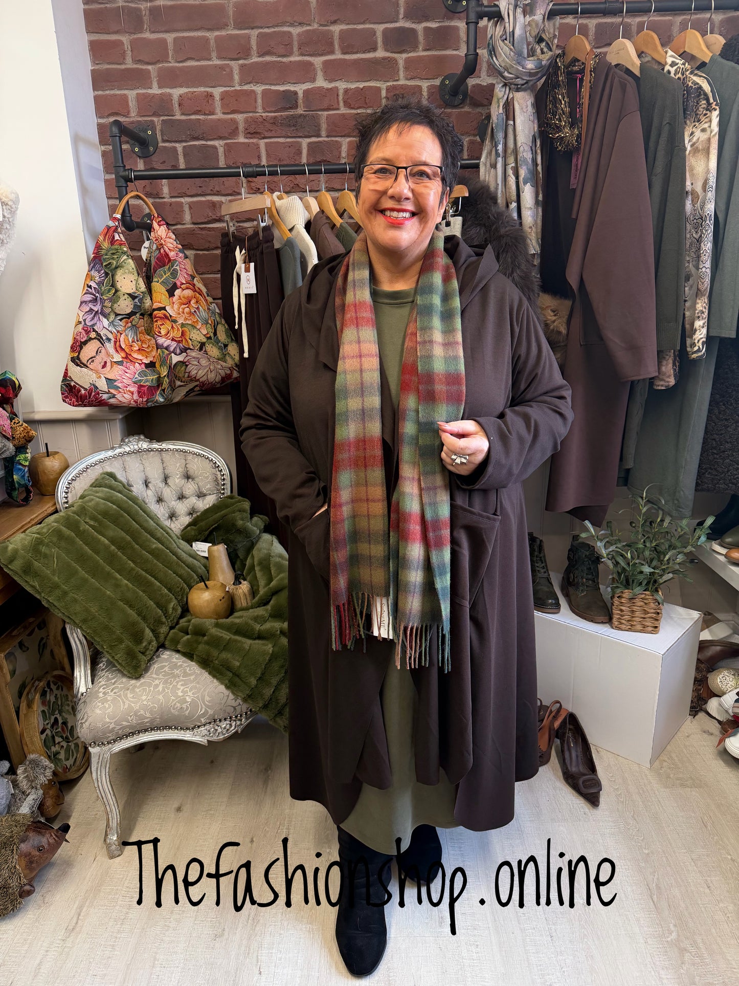 Carmelina Brown Hooded Jacket 16-24