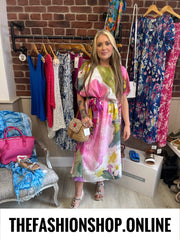 Shannon pink printed dress 12-18