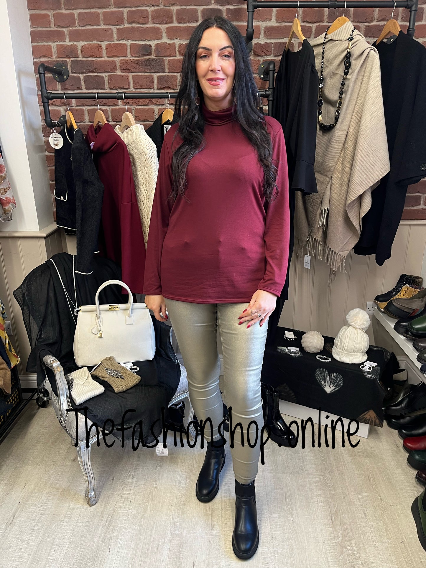 Nancy Wine layering top 14-18
