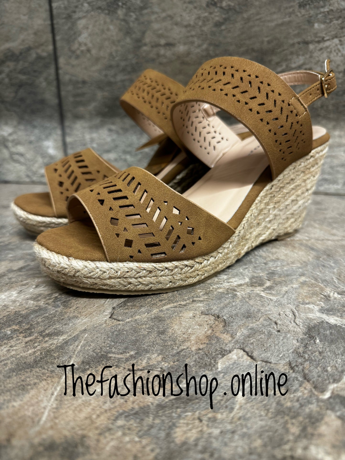Cece Tan wedge sizes 3-8