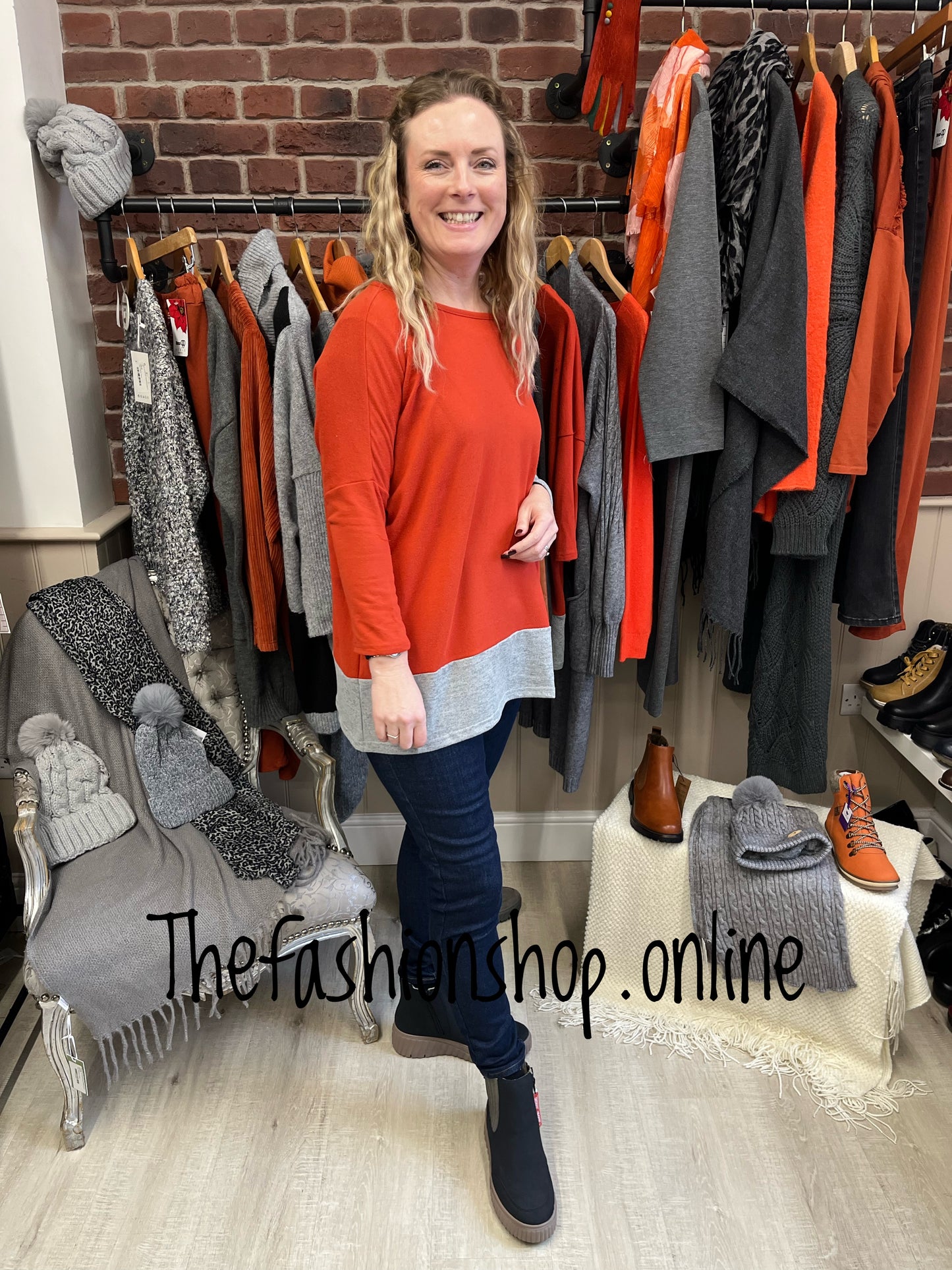 Stella Morgan colour block relaxed fine knit jumper sizes 8-16