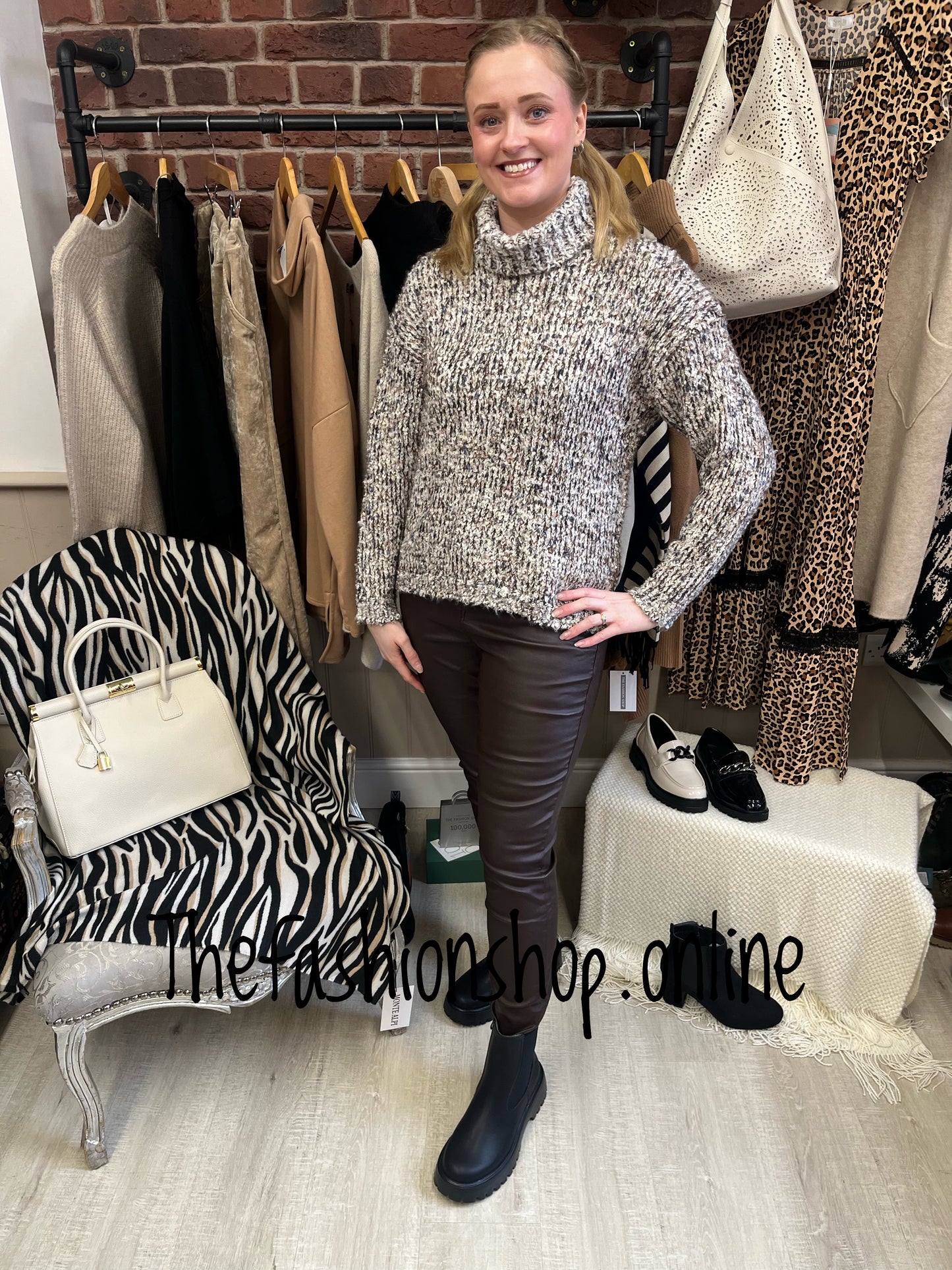 Willow mocha jumper 8-16