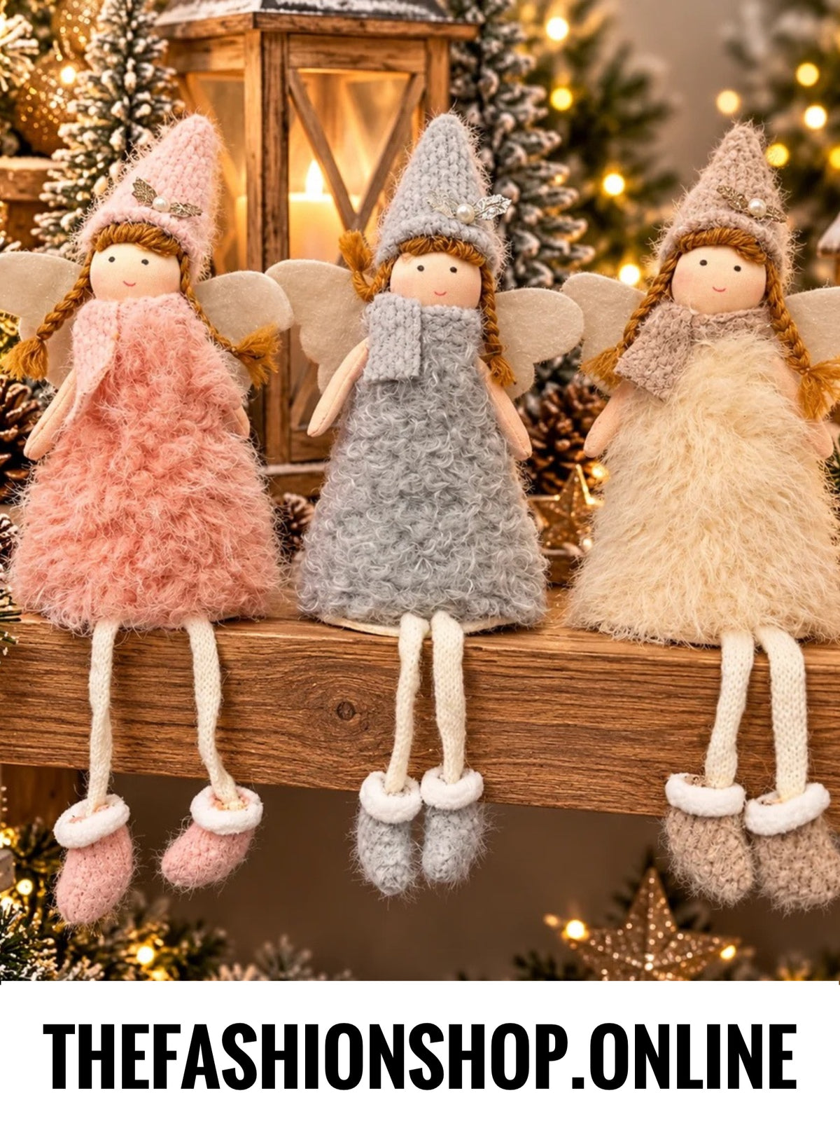 Nordic Nest Girl Sitting on a Shelf in Three colours