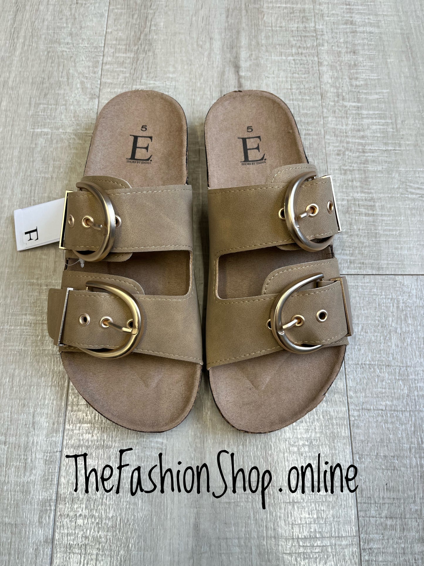 Natalia sand slip on sandals sizes 4-8 (37-41)
