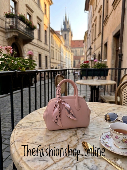 Phoebe small pink handbag