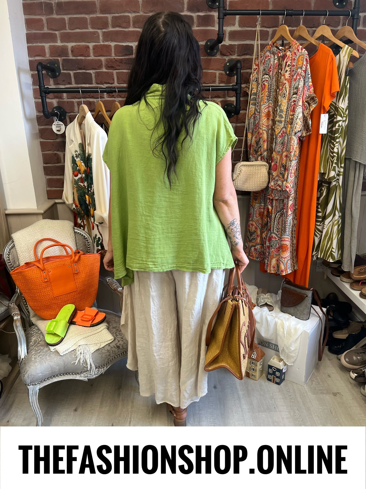 Marlene olive linen mix drape jacket 14-22