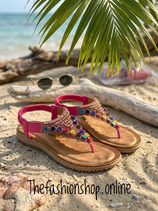Heavenly Feet pink Radiance sandals 4-8 (37-41)