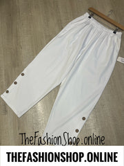 Annabelle white three button trousers 18-24