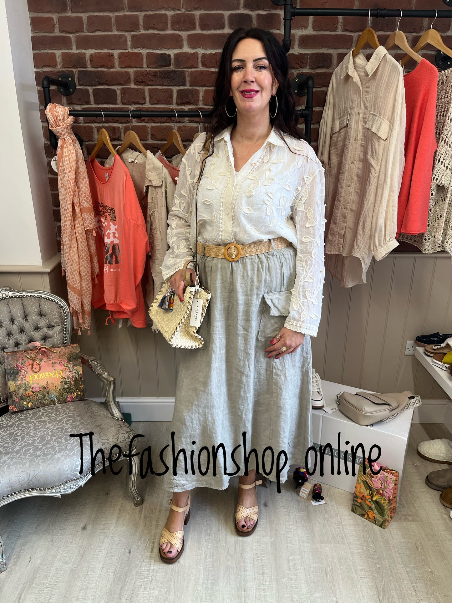 Poppy cream lace blouse 8-16