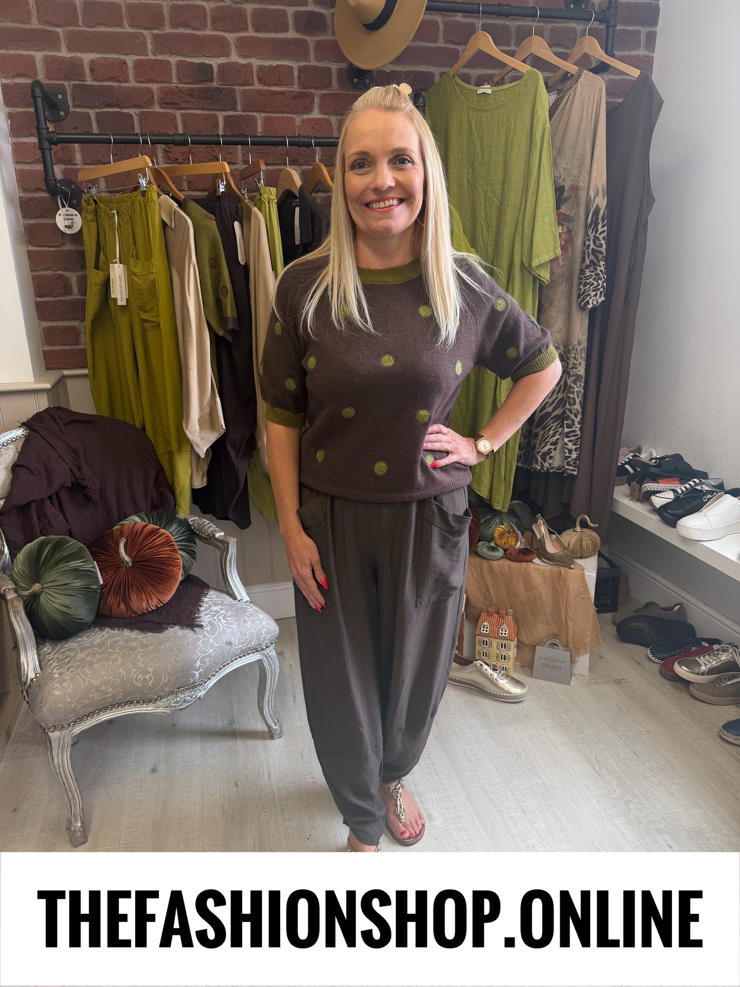 Jessie brown tulip hem trousers 8-16